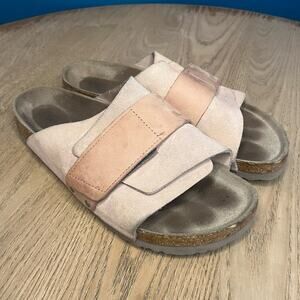 Birkenstock Kyoto Blush Pink Suede Slide Sandals Size 42 Women’s 11